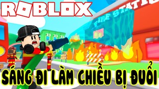 Roblox | TÔI LÀ LÍNH CỨU HỎA... THẾ LÀ CHÁY LUÔN TRẠM CỨU HỎA | Escape The Fire Station Obby!