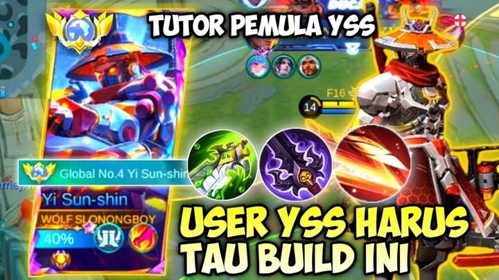 USER YSS WAJIB TAU!! BUILD & EMBLEM YSS REVAMP PATCH/SEASON TERBARU SESAKIT INI NEW BUILD EMBLEM YSS