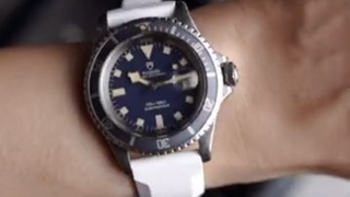 Vintage Tudor Submariner 7021 on JU Zero Feel FKM Rubber Strap #watch #luxury