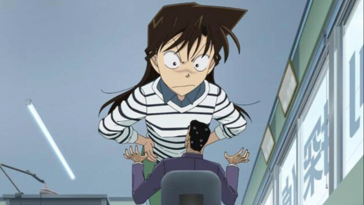 Latest episode of Conan: Kogoro uses Ran's name while playing mahjong, hahaha