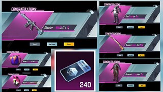 Free 240 Classic Crates Opening For M416 Glacier | PUBG
