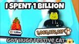 I SPENT 1 BILLION on Christmas Eggs In Pet Simulator X