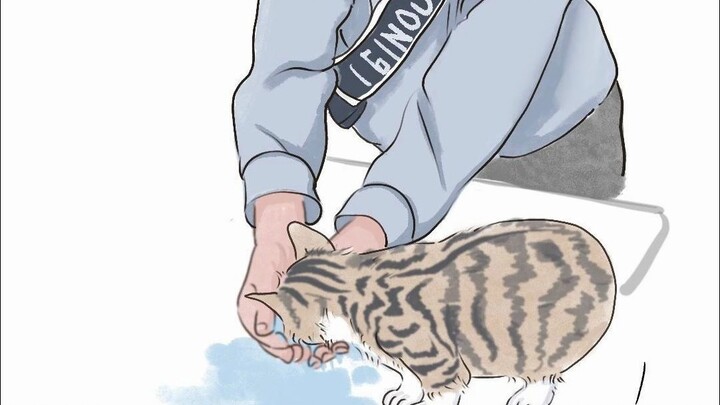 Kucing: Anak sedekah berhati baik, kelak pasti akan mendapat berkah!