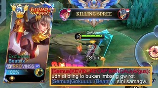Musuhnya Tengil Banget!Top Global Beatrix Kasih Paham!