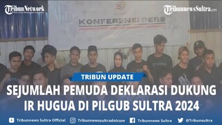 Perwakilan Pemuda 17 Daerah di Sulawesi Tenggara Deklarasi Dukung Ir Hugua di Pilgub Sultra 2024