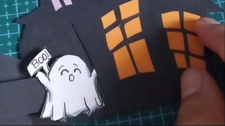 DIY Halloween Paper Haunted House 👻🎃