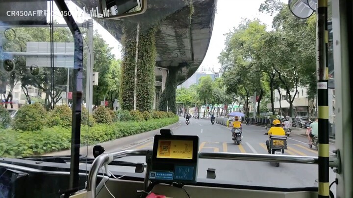 จีนกวางโจวบัส111(สามดอลลาร์ในถนน→สวนอุ่นหญ้า)