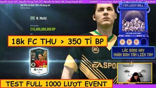 8m test full event Lucky Ball cực mát máy thu hơn 350 tỉ BP