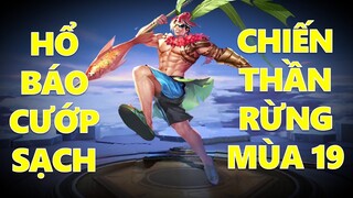 Chơi chiến thần Lữ bố là phải hổ báo Ép rừng team bạn khóc thét mùa 19