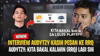 Pesan RBL Audytzy ke RRQ Hoshi : Kita Kalahin (RRQ) Lagi 💀 Kingdom Dibuat Panas Gini 🔥