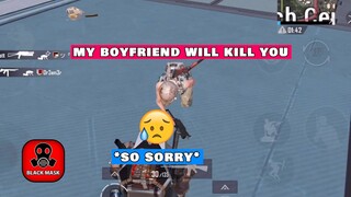 She cried and call her boyfriend so funny - PUBG mobile #shorts
