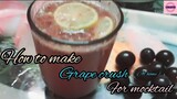 How to make Grape crush for mocktail |At home in easy way | Subscribe for more videos | Itz_Sowmyaa