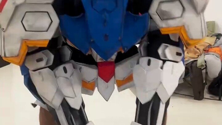 คนอื่นดูหล่อในกันดั้ม แต่ฉันดูเหมือนกอริลลาในนั้นเหรอ?