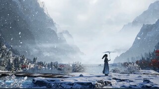 Pemandangan bersalju di Gunung Yunmeng dalam Mortal | Wallpaper dinamis | Perangkat lunak wallpaper 