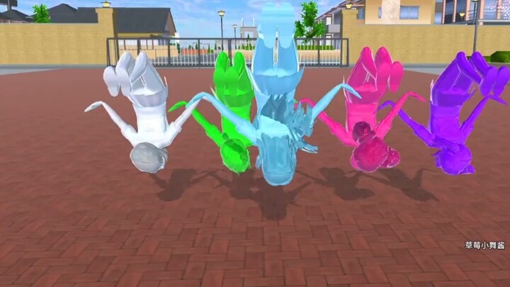 Colorful Handstand Sisters