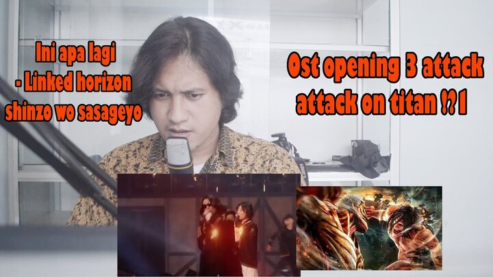 Linked Horizon - Shinzo wo Sasageyo! (LIVE) | Attack on Titan Opening 3( reaction)