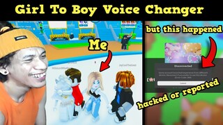 Girl To Boy Voice Changer In Pet Simulator X But Got Hacked/Reported?