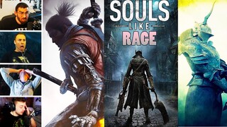 Streamers RAGE while Playing Demon Souls, Sekiro, Bloodborne, Compilation (Souls Like)