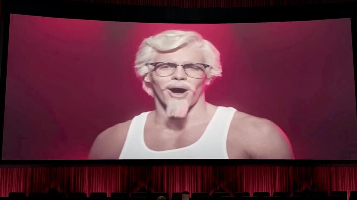Saya sebenarnya melihat iklan Hari Ibu KFC di bioskop.