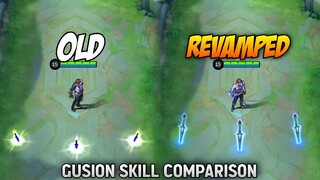 Gusion Revamped Vs Old Skill Effects ML:BB Video Comparison