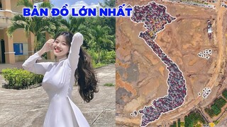 Bản đồ bằng ô tô lớn nhất thế giới đã phí kỉ lục nước nào trước đó? - Top comnennt