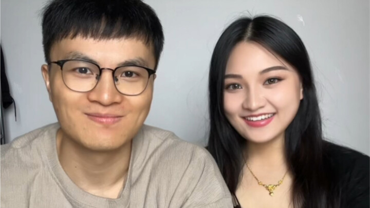 Being on camera together makes me look so dark!