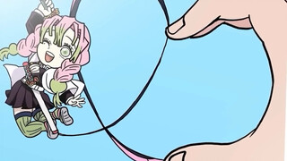 Demon Slayer finger-heart challenge, but in the style of Coin Breathing.