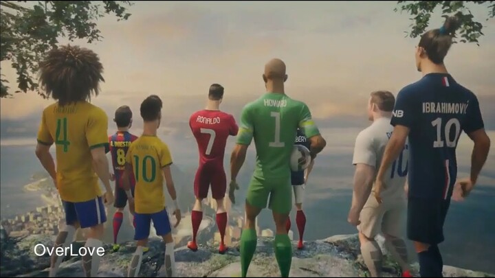 OverLove_BEST|COMMERCIAL_EVER!! [Song Despacito Remix] ⚽- Nike Football Animation.