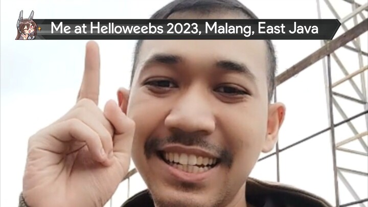 Me at Helloweebs 2023, Malang, East Java