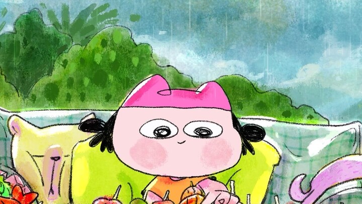 [Animasi Makanan] Makan apa di rumah saat hujan?