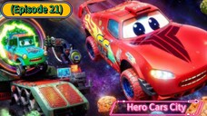 Hero Cars City (Episode 21) Portal Space Over Racing