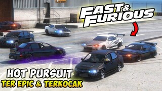 PURSUIT EPIC SEPERTI FAST AND FURIOUS 😱 SEMUA POLISI KEBINGUNGAN DENGAN AKSI INI !! | GTA V ROLEPLAY