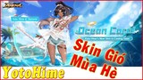 🌸Onmyoji Arena: Skin Yoto Hime Summer Wind Skin Preview - Yêu Đao Cơ [Nhiệt Hải Bạch San]