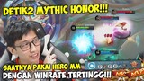 DETIK-DETIK KE MYTIC HONOR, LGSG KELUARIN MM WINRATE TERTINGGI GW!!