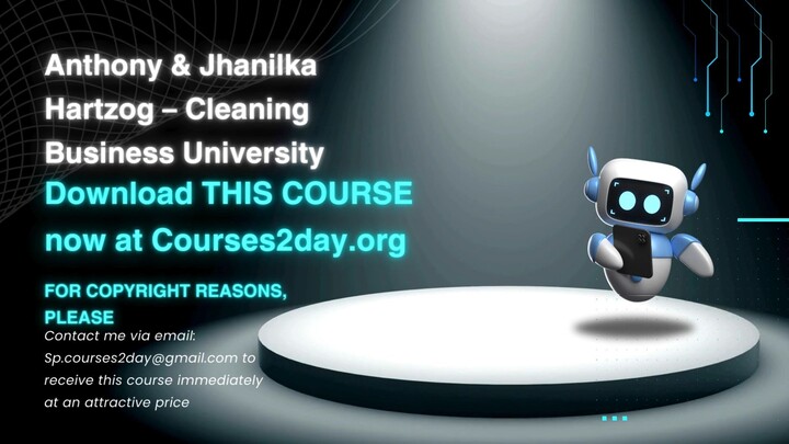 [GET] Anthony & Jhanilka Hartzog – Cleaning Business University