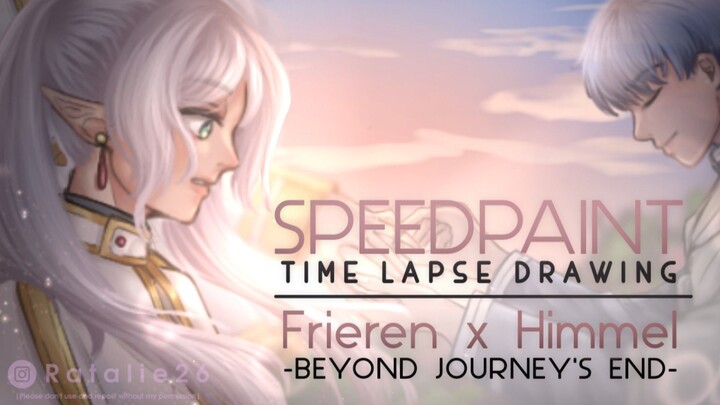 | Speed Painting | Frieren x Himmel - Beyond Journey's End