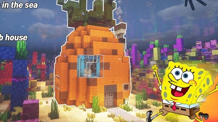 [SH KIMS STUDIO] Minecraft: SpongeBob's House Building Tutorial [For Strong Men] | How to Build in M