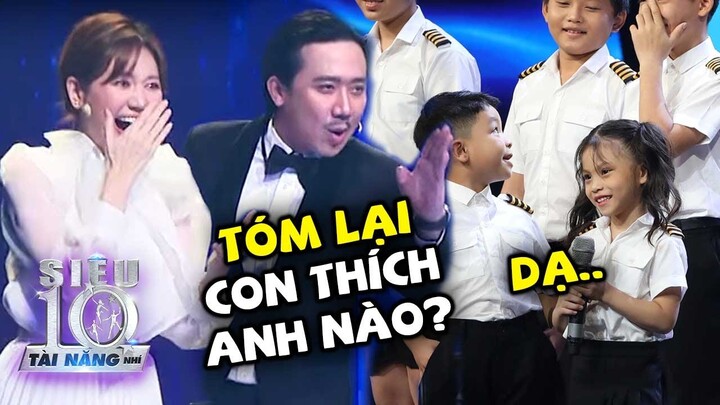 Trấn Thành, Hari Won, Quyền Linh 'CƯỜI BỂ BỤNG' với màn đối đáp RỐI NÃO của Top 10 Siêu Tài Năng Nhí