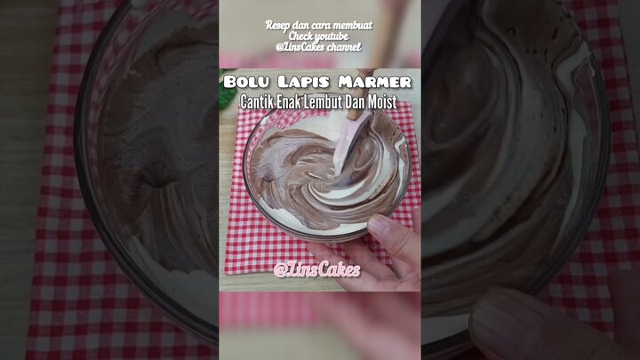 Bolu Lapis Marmer Cantik Enak Lembut Moist & Wangi Buat Ide Jualan #cake  #kue #spongecake #shorts