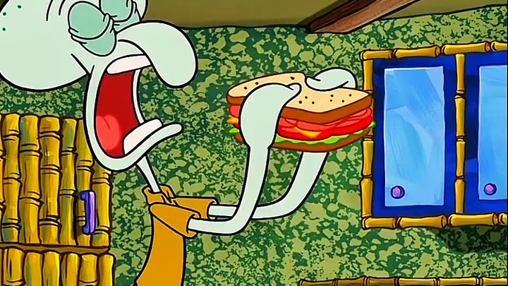 Squidward has actually erased all of SpongeBob’s memories of him.