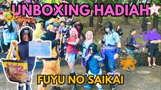 SASUKE UNBOXING HADIAH DARI EVENT COSPLAY “FUYU NO SAIKAI”