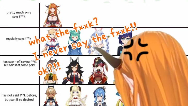 [President looks at the sand sculpture picture] Who swears in Hololive?