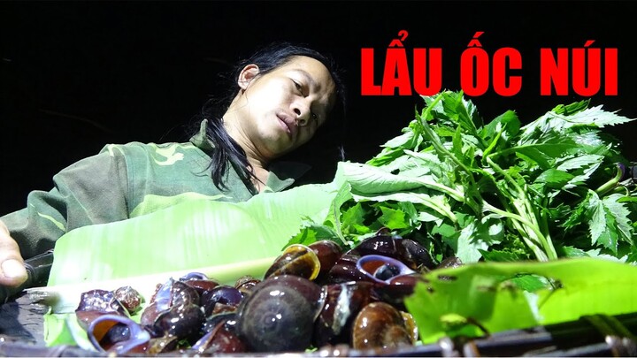 Lẩu Ốc núi – Món ăn vặt độc lạ