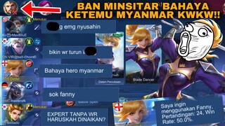 BAN HERO MYANMAR TEAM AUTO NGAMUK KWKW! 24 MATCH PICK FANNY DI MARAHIN !! PRANK FANNY NGESOT