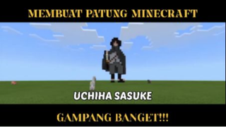 MINECRAFT - KERENNN!!! BUAT KARAKTER UCHIHA SASUKE!!! GAMPANG!?!?