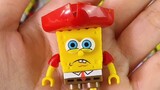 Challenge 40 blind bags of Spongebob building blocks to reveal Patrick Star!