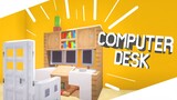 Cara Membuat Computer Desk - Minecraft Indonesia