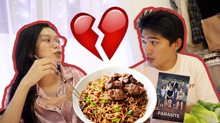 NAG-AWAY KAMI NUNG VALENTINE'S DAY | WE TRIED JJAPAGURI RAM-DON FROM THE MOVIE PARASITE!