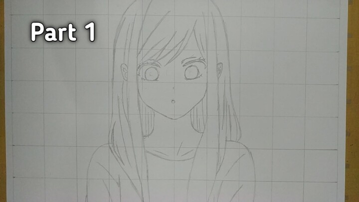MENGGAMBAR KARAKTER ANIME  AKANE KINOSHITA [YAMADA KUN LEVEL 999]
