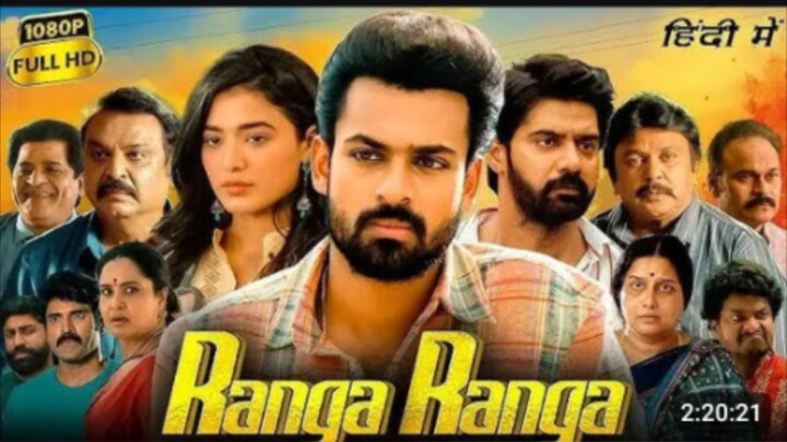 Ranga Ranga Hindi Dubbed 💋 Romantic love story